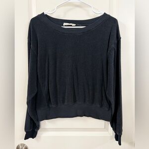Ocean Drive Black Knit Top